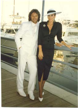 Toby and Denice on a Boat