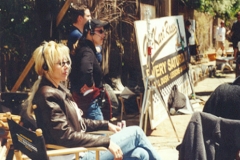 Dencie one the Set Filming - LARGE
