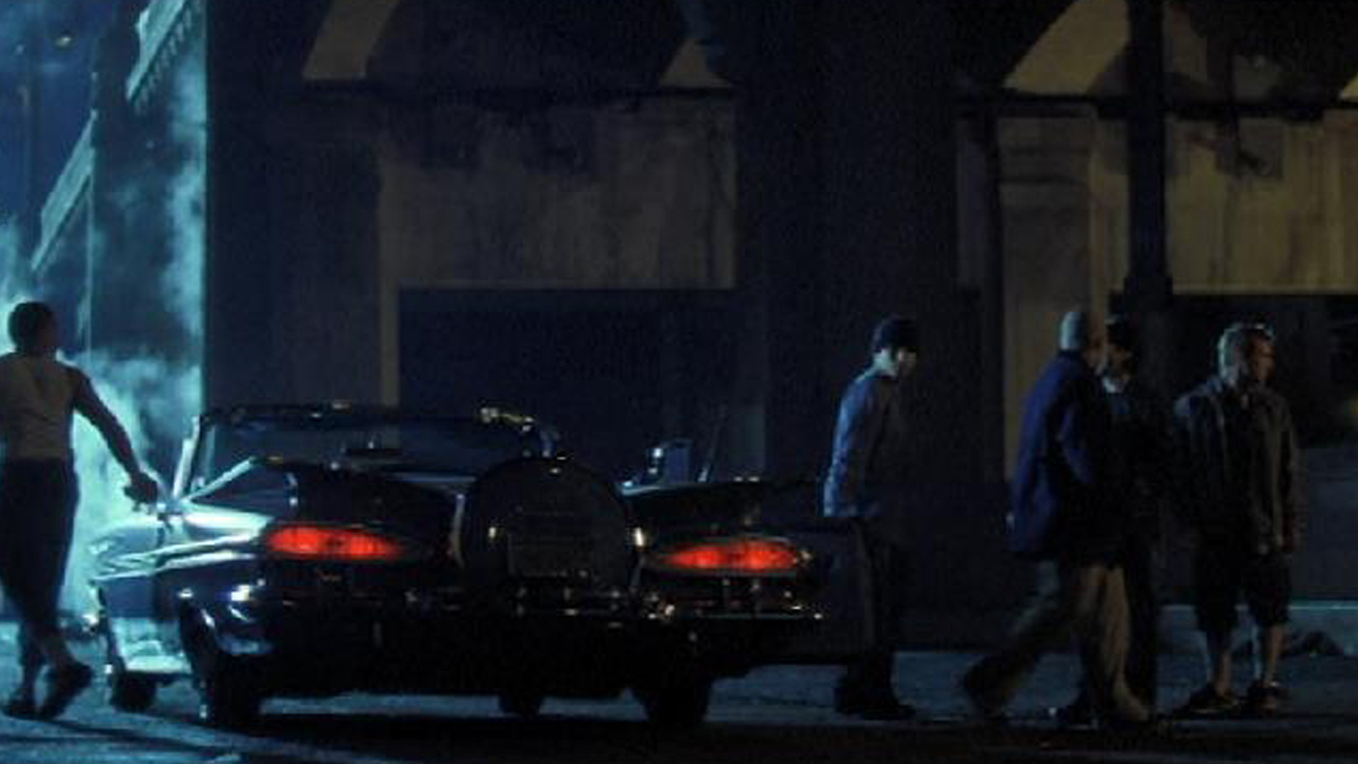12. Ignacio's (Pena) Lowrider 59' Impala talks to Fred (Duval) & Toby (Scott) no