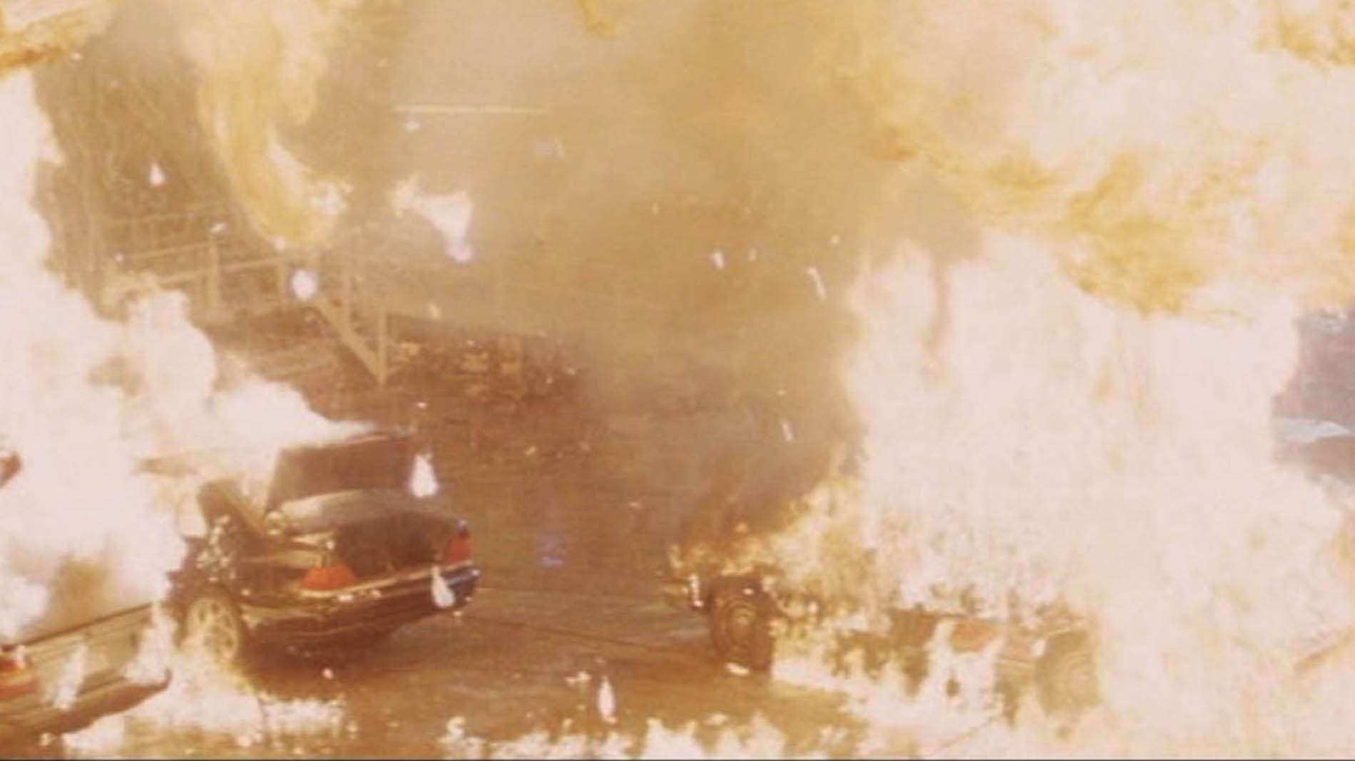 4b. Jonnie B (Master P) and his crew cars blow up no
