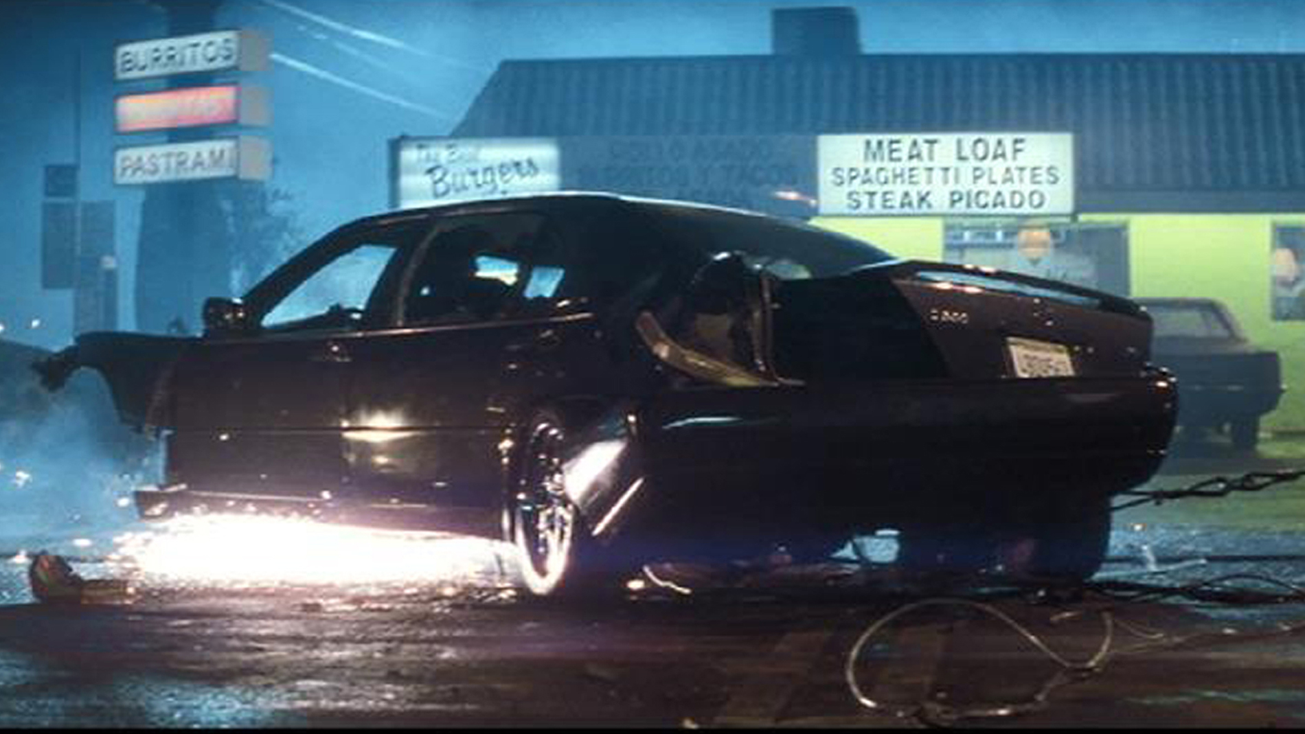 4d. Jonnie B (Master P) Car rips up by Memphis (Cage) & Kip (Ribisi) no