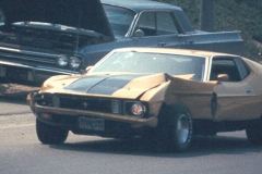 30.Eleanor speeds away after hitting the freeway pole
