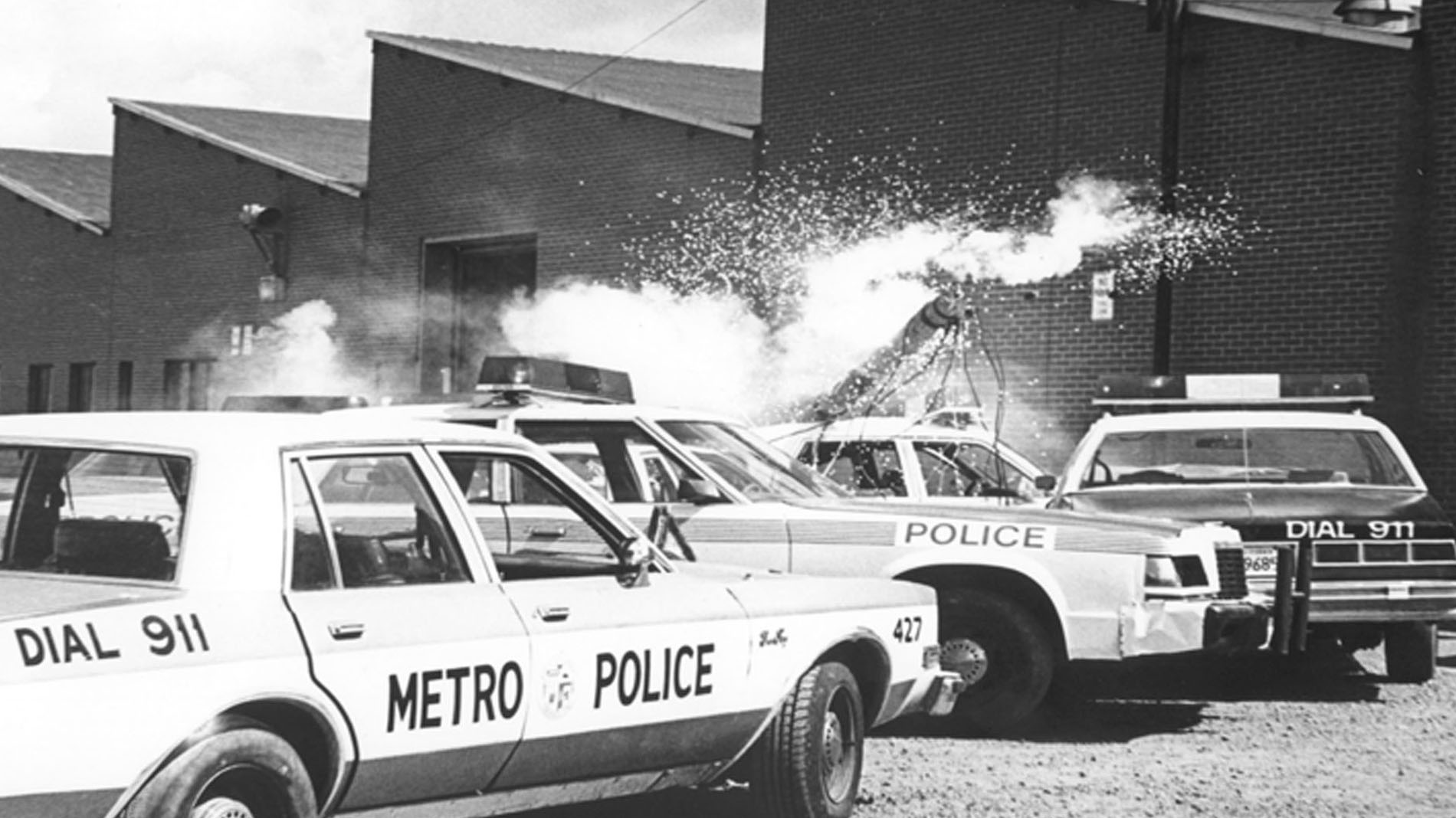 U Slicers cable nets is ripping Cop Cars apart