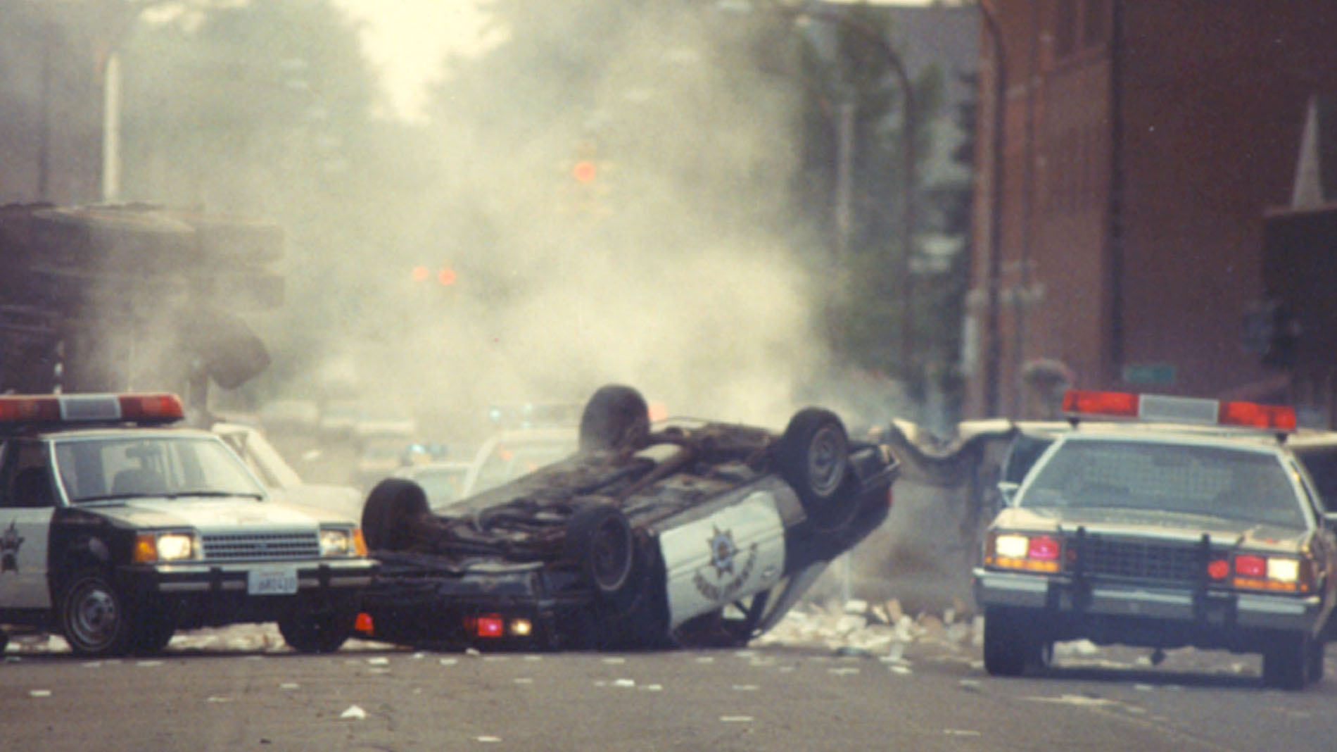 Z Cops leave Wreak Scene