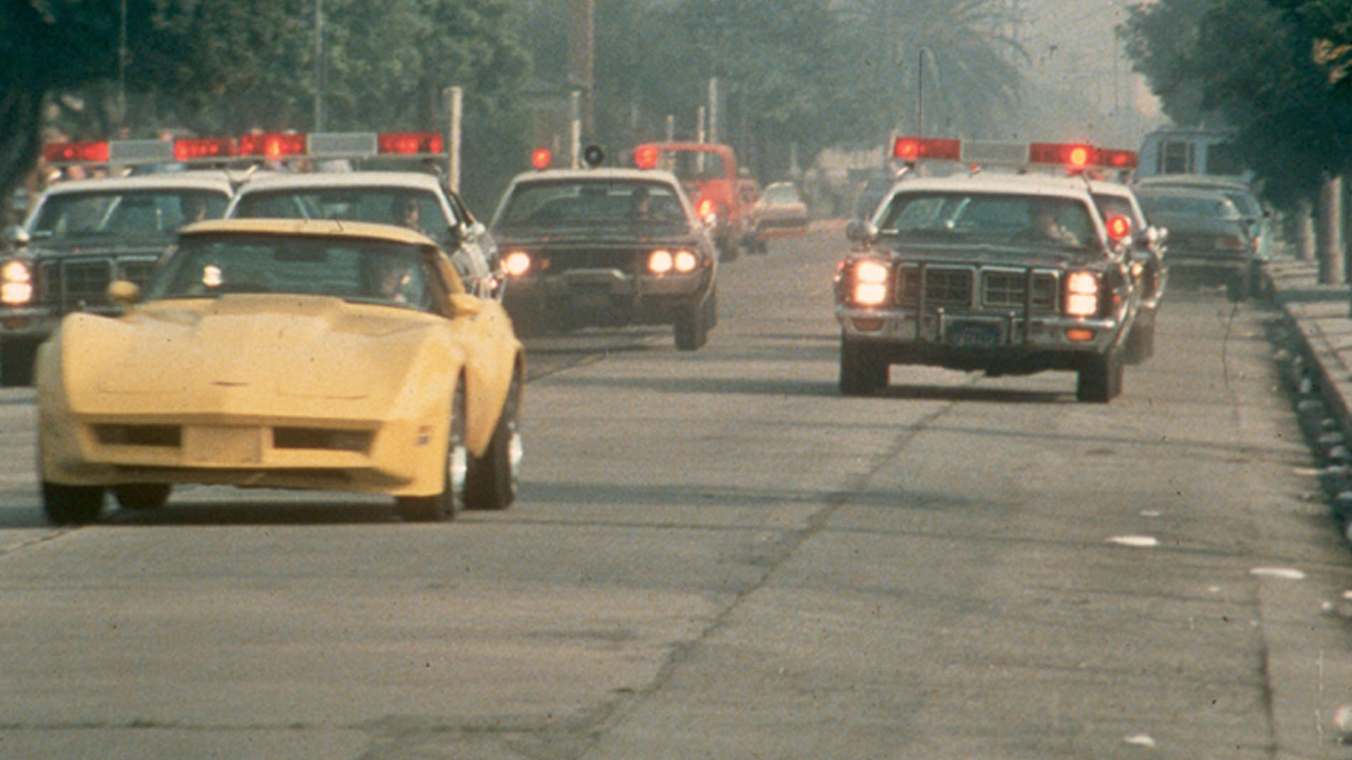 30. Cops chase corvette