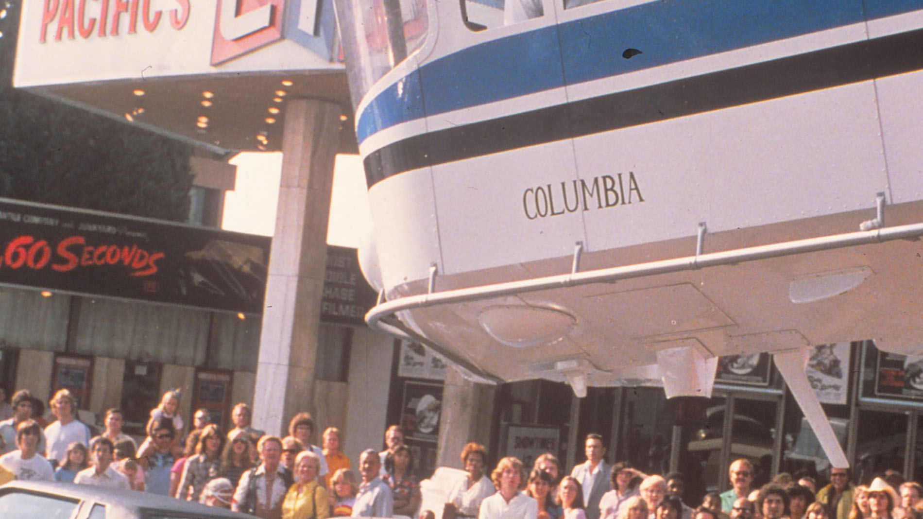 35a. Goodyear Blimp lowers on the Cinerama dome