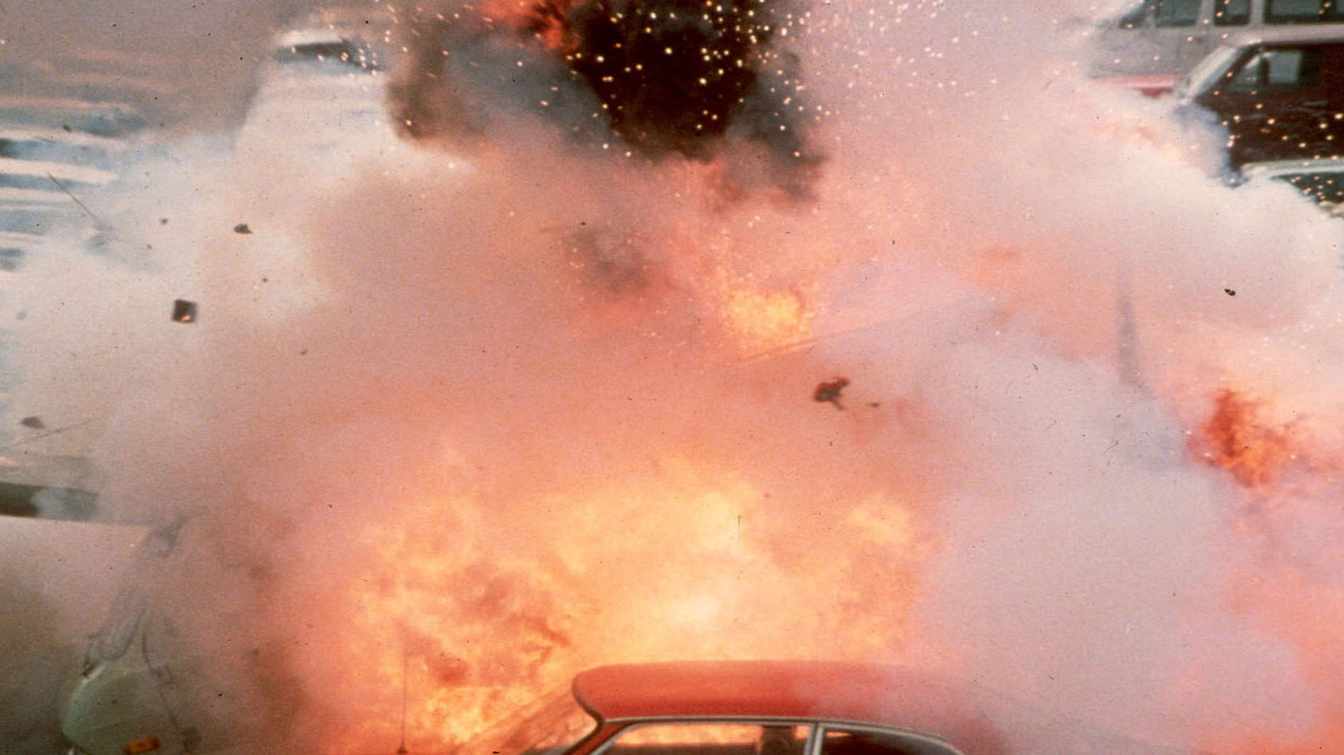 37. Blown up Van