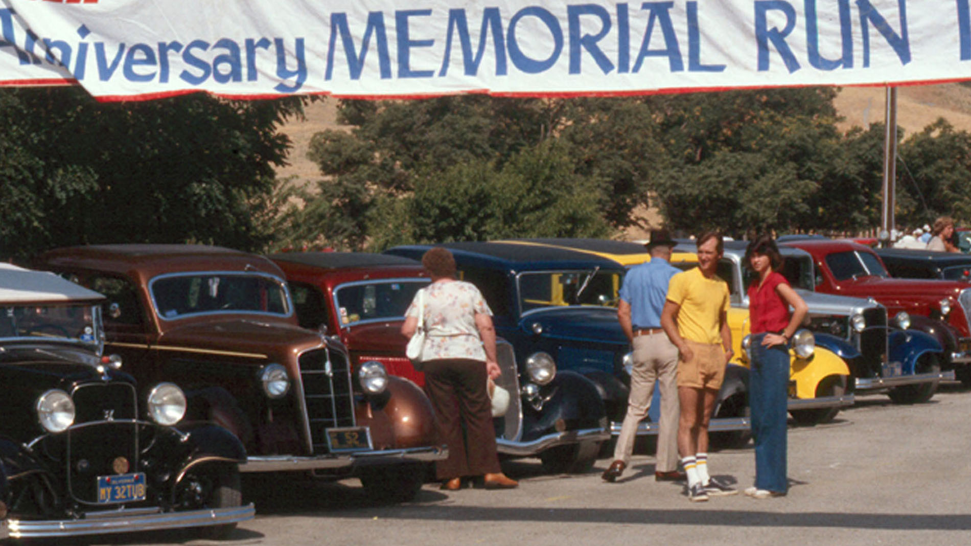 8. Rolls of cars at James Dean Festival