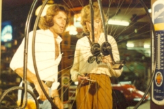 7. Holis and reporter by Bike